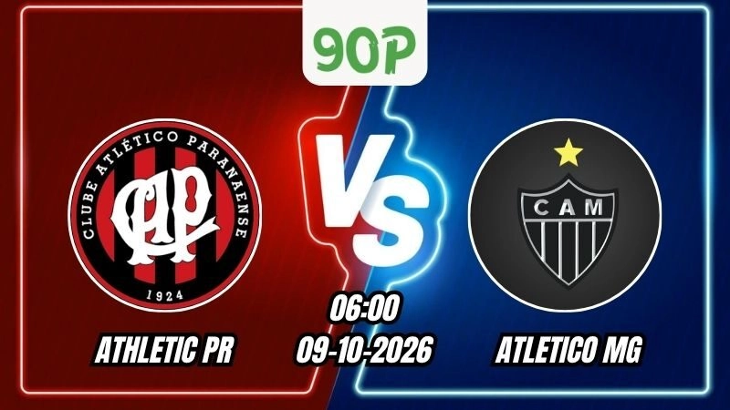 Soi Kèo Athletico PR vs Atletico MG 06h00 - 09/10/2026