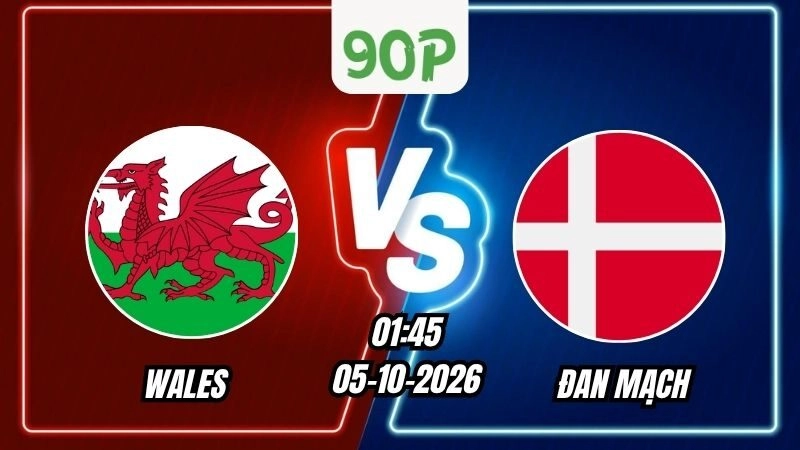 Soi Kèo Wales vs Đan Mạch 01h45 - 05/10/2026